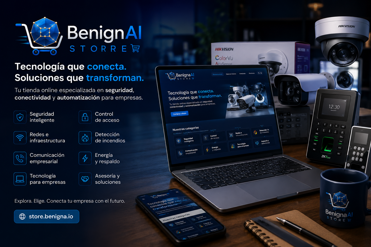 BenignaAI STORE — tecnología empresarial