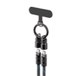 CABLE USB TIPO C A LIGHTNNG PD60W 3A 1.2 MTS TRENZADO NEGRO CON AZUL