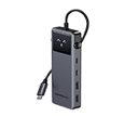 ** Existencia Única ** HUB USB TIPO-C CON 6 PUERTOS, USB-C 3X USB -A 3.0, 1XRJ45, 1XHDMI 1XTIPO C
