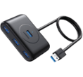 HUB USB 4 PUERTOS, USB 3.0 CON USB-C,1 METRO
