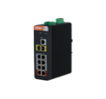 ** Existencia Única ** SWITCH GIGABIT INDUSTRIAL ADMINISTRABLE 10 PUERTOS POE 8 PUERTOS TRANS POE LARGA DISTANCIA 250M NO INCLUYE FUENTE