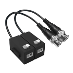 VIDEO BALUN PASIVO 1CH HDCVI/HDTVI/AHD/CVBS SOPORTA CAMARAS 1080P CON ACOPLE ENTRE SI