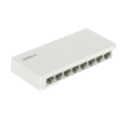SWITCH NO ADMINISTRABLE 8 PUERTOS FAST ETHERNET CAPA 2 10/100MBPS 24/7 5V / 1A PLASTICO
