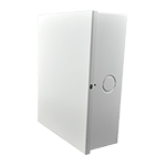 GABINETE METALICO PARA ALARMA DIMENSIONES: 8X10X3