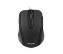 MOUSE CABLEADO, INTERFAZ USB, VOLTAJE DE OPERACION 5V COLOR NEGRO 3 CON BOTONES