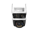 CAMARA IP/PT 11MP CRUISER TRIPLE (2 LENTES FIJOS 3MP 3.6MM/1 LENTE PT 5MP 6MM) H.265, SMART FULL COLOR, WIFI 6 2.4GHZ, SMART TRACKING, LUCES ADVERTENCIA, AUDIO 2VIAS, ALGO PLAY, MODO AOR, IP66