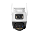 CAMARA IP/PT 8MP CRUISER DUAL 2 (3MP LENTE FIJO/5MP LENTE PT) LENTE 3.6MM, H.265, SMART FULL COLOR, WIFI 6, 2.4GHZ, ALGO PLAY, DISUACION ACTIVA LUZ ROJA Y AZUL, AUDIO 2VIAS, IP66