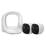KIT 2 CAMARAS WIFI 2MP 1/2.7" CMOS NIGHT VISION 10M DETEC. PIR 5VDC/1A IP65 + 1 ESTACION BASE