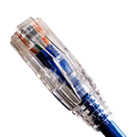 PATCH CORD CAT6 ULTRADELGADO SIN BLINDAR 26AWG MULTIFILAR PARA CENTRO DE DATOS CHAQUETA CM AZUL 3M