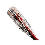PATCH CORD CAT6 ULTRADELGADO MULTIFILAR SIN BLINDAR 26AWG PARA CENTRO DE DATOS CHAQUETA CM ROJA 2M