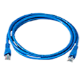 PATCH CORD CAT 6A PERFORMAX® BLINDADO ALTA DENSIDAD MULTIFILAR CERTIFICADOS UL/ETL/CSA COLOR AZUL 1M