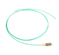 PIGTAIL FIBRA ÓPTICA MULTIMODO OM4 SIMPLEX CONECTOR LC CHAQUETA AQUA LSZH 0.9MM 1,5M