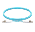 ** Existencia Única ** PATCH CORD FIBRA ÓPTICA MM OM4 LC DUPLEX PULITURA UPC CHAQUETA 3.0MM COLOR AQUA 10 GBIT LSZH 3M