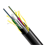 CABLE FO CON 6 FIBRAS MONOMODO G.625 SUELTAS EN TUBOS RELLENOS DE GEL SPAN HASTA 200M CHAQUETA PE
