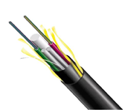CABLE FO CON 12 FIBRAS MONOMODO G.652.D SUELTAS EN TUBOS RELLENOS DE GEL SPAN HASTA 100M CHAQUETA PE 2 FRP MINI ADSS