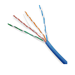 CABLE UTP INTERIOR CM CAT5E CCA CHAQUETA AZUL CERTIFICADO UL