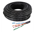CABLE UTP CATEGORIA 5E EXTERIOR CAJA 100M 100% COBRE LPS
