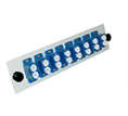 PANEL ADAPTADOR UNIFIBERT PARA ODF METALICO CON 8 PIEZAS DE ADAPTADORES LC MONOMODO DUPLEX