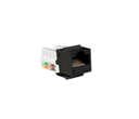 JACK CAT 6A RJ45 X-CLASS CON IDC DE 90° COLOR NEGRO NO BLINDADOS CERTIFICADO UL