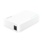 SWITCH DE ESCRITORIO 5 PUERTOS 10/100 MBPS PLASTICO PROTECCION 6KV