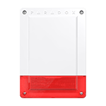SIRENA INALAMBRICA PIEZOELECTRICA 100DB PARA EXTERIOR CON LUZ ESTROBOSCOPICA INC. BATERIAS ALCALINAS