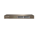 SWITCH ETHERNET 16 PUERTOS GIGABIT METAL PROTECCION 6KV PARA MONTAJE EN RACK 19" - ESCRITORIO