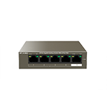 SWITCH POE 4 PUERTOS GIGABIT + 1 PUERTO GIGABIT UPLINK IEEE 802.3 AF/AT SALIDA TOTAL MAX 58W