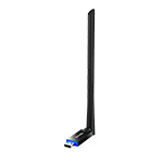ADAPTADOR WIFI 2.4GHZ/ 5GHZ AC650 CONEXION USB ANTENA EXTERNA 6DBI PLUG AND PLAY