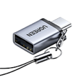 ADAPTADOR USB-C MACHO A USB 3.0 HEMBRA PARA MACBOOK PRO, COLOR GRIS