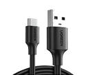 CABLE USB-A 2.0 A USB-C, VELOCIDAD HASTA 480MBPS, 1 METRO, COLOR NEGRO