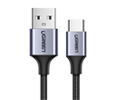 CABLE USB A USB-C, DE 1 METRO, COLOR NEGRO-GRIS