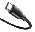 CABLE DE DATOS TIPO C 2.0 MACHO A TIPO C MACHO (240 W MÁX.), COLOR NEGRO, 2 METROS