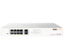 SWITCH CLOUD 8 RJ45 GE, 8 POE AF/AT POE+, 30W POR PUERTO, 110W TOTAL, 20GB SWITCHING, 2 PUERTO UPLINK RJ CONFIGURACION VLAN, REINICIO POE APP, DETECCION ONVIF
