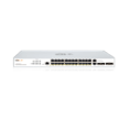 SWITCH ADMINISTRABLE, L2+, 24 RJ45 GEPOE, 2 SFP GE AF/AT, 2 PUERTOS COMBO SFP, 1 PUERTO CONSOLA, POE 30W POR PUERTO, 370W TOTAL, CLOUD, VLAN Y POE, ADMIN WEB, CLI, ONVIF, SWITCHING 56GBPS, -10?~50?