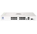 SWITCH POE 16 PUERTOS 100MBPS, 2 PUERTOS GIGA, 1 PUERTO DE 100MBPS RANURA SFP, POE EXTENDER 250M, POE POR PUERTO 30W, POTENCIA TOTAL 180W, SWITCHING 9.2GBPS, -10 ? ~ 50 ?