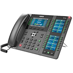 TELEFONO IP FANVIL 20 LINEAS SIP GIGABIT POE CONF.3 VIAS PANTALLA 4.3" 106 TECLAS DSS OPUS