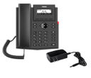 TELEFONO IP 2 LINEAS SIP 2 PUERTOS GIGABIT POE IPV6 6 VIAS CONF AGENDA 1000 PANT RETROILUMINADA128X48 AUDIO HD (FUENTE INCLUIDA)